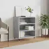 Image de vidaXL Buffet gris béton 57x35x70 cm bois d'ingénierie
