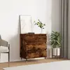 Image de vidaXL Buffet Chêne fumé 60x35x70 cm Bois d'ingénierie