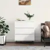 Image de vidaXL Buffet Blanc 60x35x70 cm Bois d'ingénierie