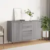 Image de vidaXL Buffet sonoma gris 101,5x35x70 cm bois d'ingénierie