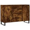 Image de vidaXL Dressoir 101,5x35x70 cm bewerkt hout gerookt eikenkleurig