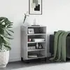Image de vidaXL Buffet haut gris béton 57x35x90 cm bois d'ingénierie