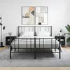 Image de vidaXL Tables de chevet 2 pcs noir 40x35x47,5 cm bois d’ingénierie