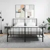Image de vidaXL Tables de chevet 2pcs gris béton 40x35x47,5cm bois d’ingénierie