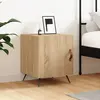 Image de vidaXL Table de chevet chêne sonoma 40x40x50 cm bois d’ingénierie
