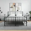 Image de vidaXL Tables de chevet 2 pcs gris béton 40x40x50 cm bois d’ingénierie