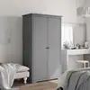 Image de vidaXL Garde-robe BODO gris 99x53,5x173 cm bois massif de pin