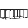 Image de vidaXL Table basse noir 100x50x35,5 cm bois d'ingénierie