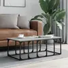Image de vidaXL Table basse sonoma gris 100x50x35,5 cm bois d'ingénierie