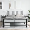 Image de vidaXL Table de chevet murale 2 pcs sonoma gris 40x30x61 cm