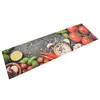 Image de vidaXL Tapis de cuisine lavable impression légumes 45x150 cm velours