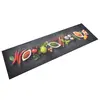 Image de vidaXL Tapis de cuisine lavable impression d'épices 45x150 cm velours