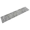 Image de vidaXL Tapis de cuisine lavable impression béton 60x300 cm velours