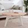 Image de vidaXL Dessus de table Ø90x1,5 cm rond bois massif de hêtre