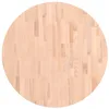 Image de vidaXL Dessus de table Ø80x2,5 cm rond bois massif de hêtre