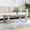 Image de vidaXL Table basse sonoma gris 102x50x35 cm bois d'ingénierie