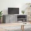 Image de vidaXL Meuble TV sonoma gris 120x34x37 cm bois d'ingénierie