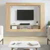 Image de vidaXL Meuble TV chêne sonoma 152x22x113 cm bois d'ingénierie