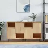 Image de vidaXL Buffets 2 pcs chêne sonoma bois d'ingénierie
