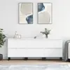 Image de vidaXL Buffets 3 pcs Blanc Bois d'ingénierie