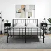 Image de vidaXL Tables de chevet 2 pcs noir 35x34,5x70 cm bois d'ingénierie