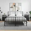 Image de vidaXL Tables de chevet 2 pcs noir 40x42x60 cm bois d'ingénierie