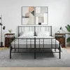Image de vidaXL Tables de chevet 2 pcs chêne fumé 40x42x60 cm bois d'ingénierie
