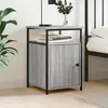 Image de vidaXL Table de chevet sonoma gris 40x42x60 cm bois d'ingénierie