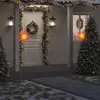 Image de vidaXL Lumières de Noël avec piquets 3 pcs LED pliable rouge 57 cm