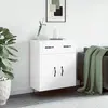 Image de vidaXL Buffet blanc 69,5x34x90 cm bois d'ingénierie