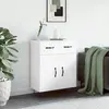 Image de vidaXL Buffet Blanc brillant 69,5x34x90 cm Bois d'ingénierie