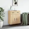 Image de vidaXL Buffet chêne sonoma 69,5x34x90 cm bois d'ingénierie