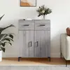 Image de vidaXL Buffet sonoma gris 69,5x34x90 cm bois d'ingénierie