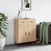 Image de vidaXL Buffet chêne sonoma 69,5x34x90 cm bois d'ingénierie