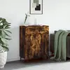 Image de vidaXL Buffet chêne fumé 69,5x34x90 cm bois d'ingénierie