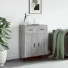 Image de vidaXL Buffet sonoma gris 69,5x34x90 cm bois d'ingénierie