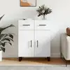 Image de vidaXL Buffet blanc 69,5x34x90 cm bois d'ingénierie