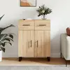 Image de vidaXL Buffet chêne sonoma 69,5x34x90 cm bois d'ingénierie
