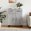 Image de vidaXL Buffet sonoma gris 69,5x34x90 cm bois d'ingénierie