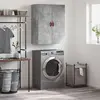 Image de vidaXL Armoire murale gris béton 69,5x34x90 cm