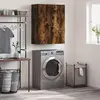 Image de vidaXL Armoire murale chêne fumé 69,5x34x90 cm
