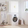 Image de vidaXL Armoire murale blanc 69,5x34x90 cm