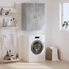 Image de vidaXL Armoire murale gris béton 69,5x34x90 cm
