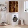 Image de vidaXL Armoire murale chêne fumé 69,5x34x90 cm