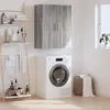Image de vidaXL Armoire murale sonoma gris 69,5x34x90 cm
