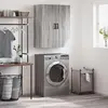 Image de vidaXL Armoire murale sonoma gris 69,5x34x90 cm