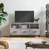 Image de vidaXL Meuble TV sonoma gris 102x36x50 cm bois d'ingénierie