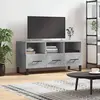 Image de vidaXL Meuble TV gris béton 102x36x50 cm bois d'ingénierie