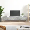Image de vidaXL Meuble TV gris béton 150x36x30 cm bois d'ingénierie