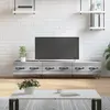 Image de vidaXL Meuble TV sonoma gris 150x36x30 cm bois d'ingénierie